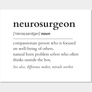 Neurosurgeon Noun Posters and Art